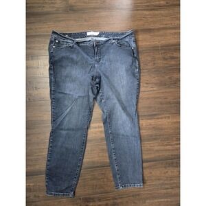 Torrid Skinny Jeans Plus Size 22 Blue Stretch Denim Mid-Rise Medium‎ Wash